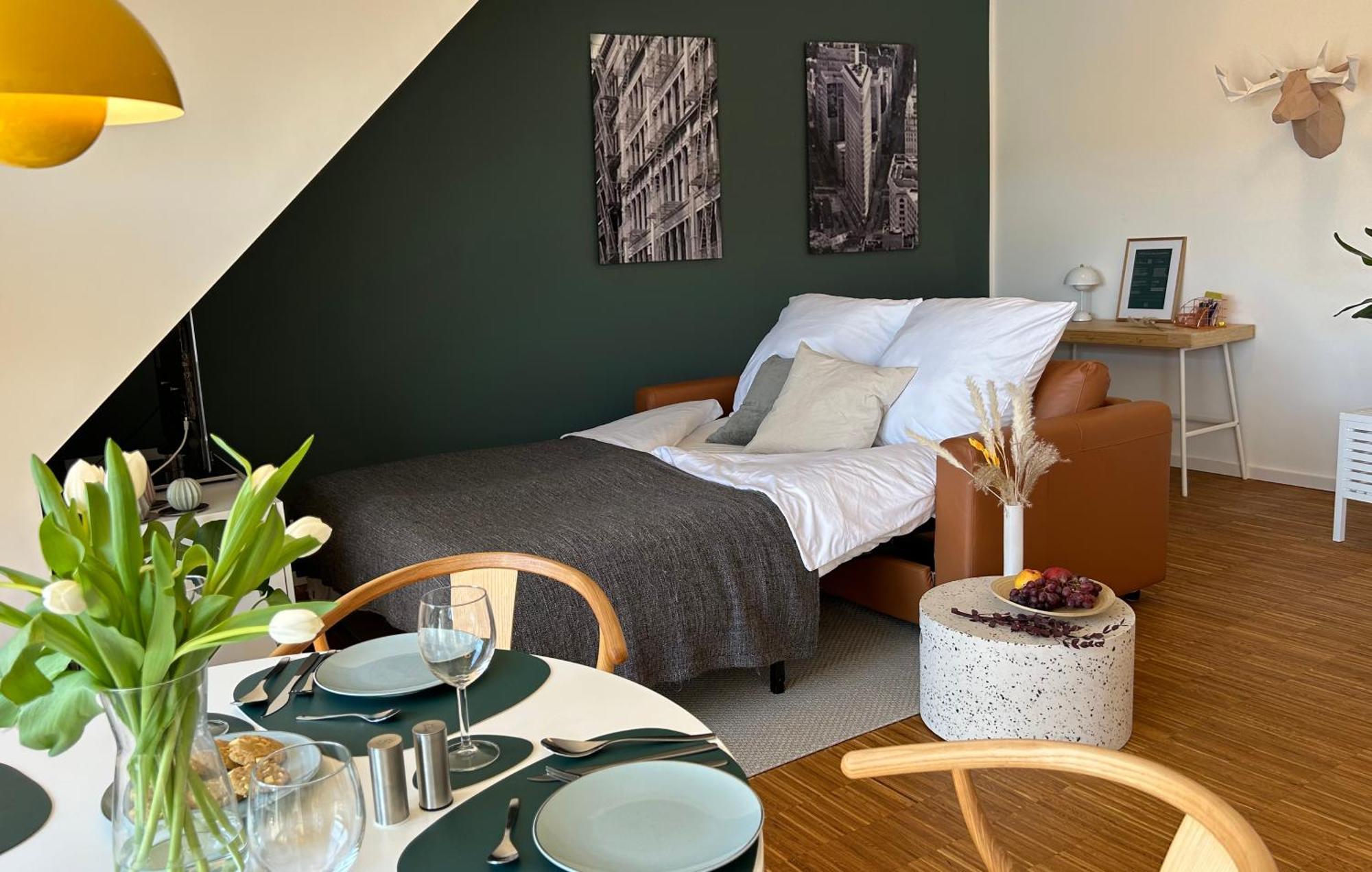 Apartamento Neues Trendy Dachgeschossloft Hanóver Exterior foto