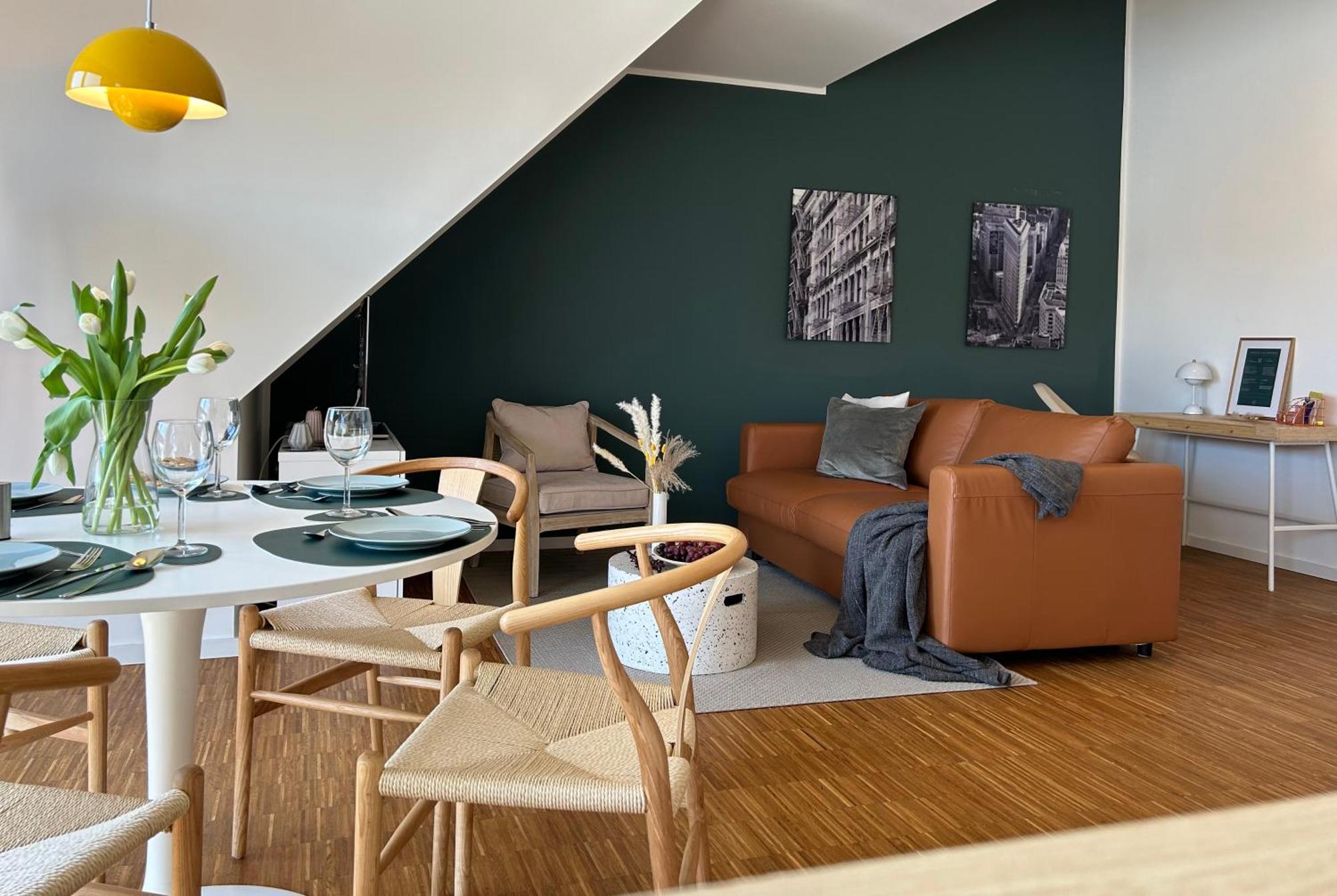 Apartamento Neues Trendy Dachgeschossloft Hanóver Exterior foto