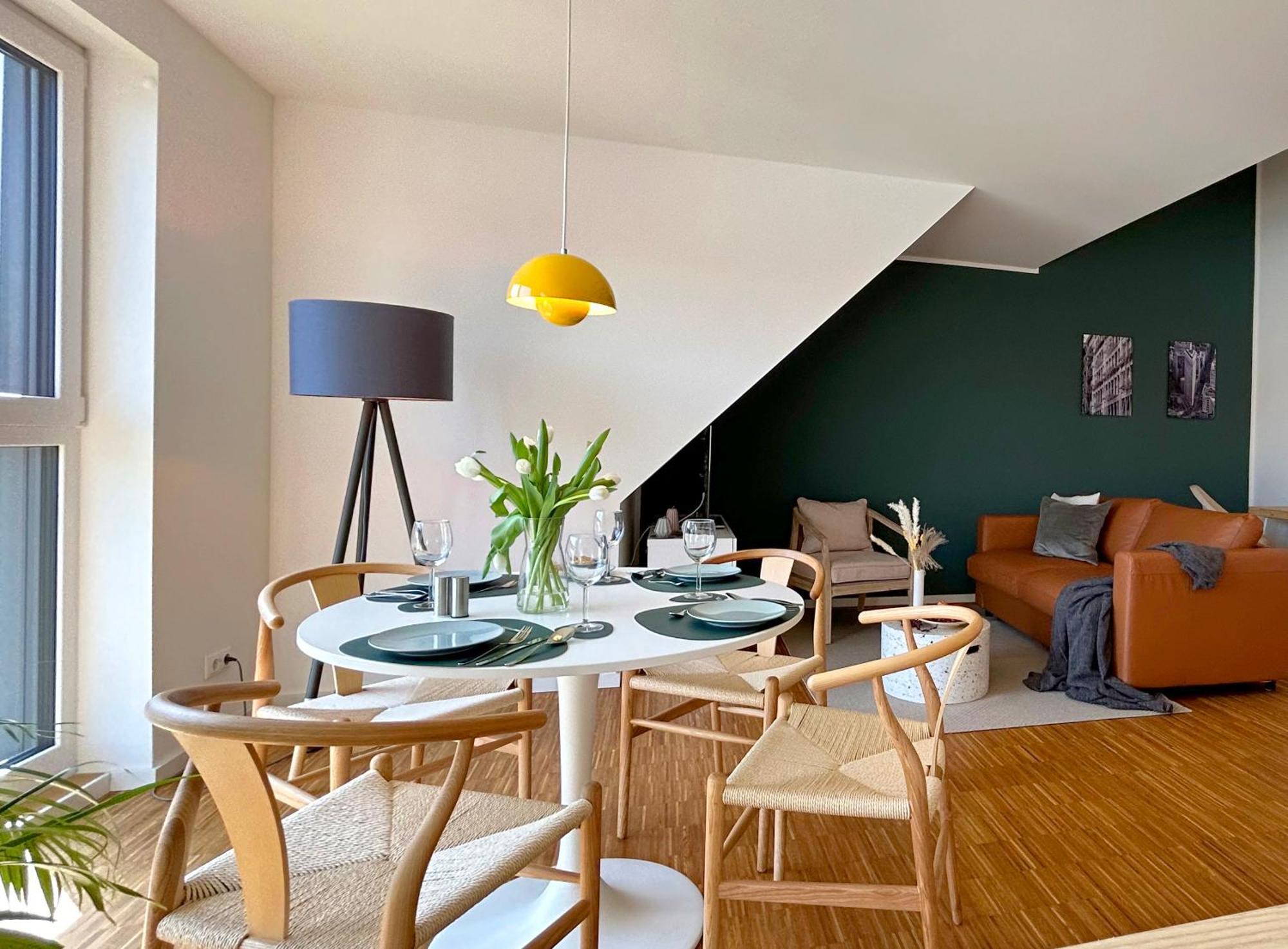 Apartamento Neues Trendy Dachgeschossloft Hanóver Exterior foto